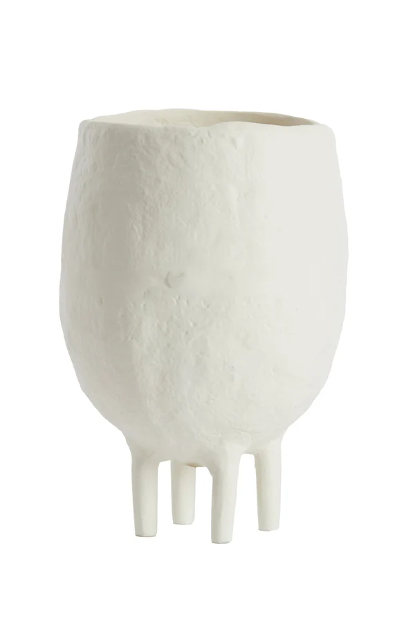 Vase deco 13,5x22,5 cm MUXIA cream