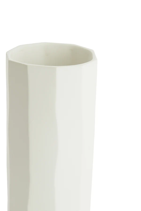 Vase deco 15,5x30,5 cm LUMIAR matt white