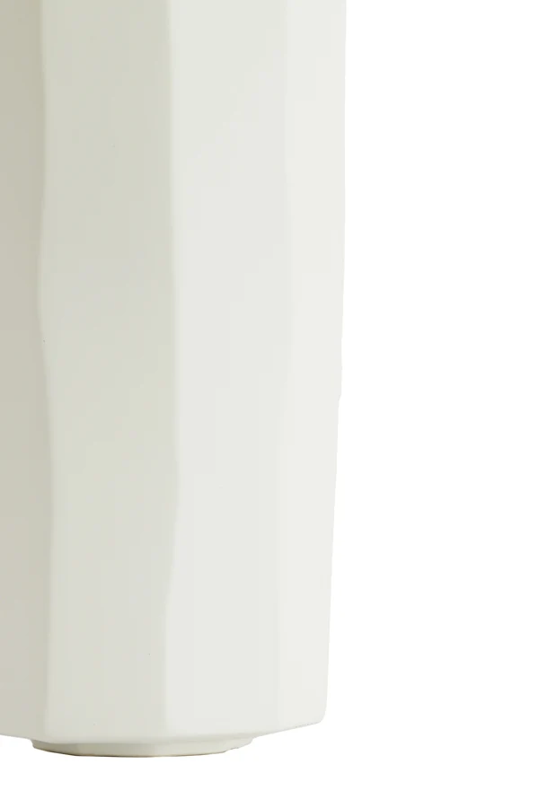 Vase deco 15,5x30,5 cm LUMIAR matt white