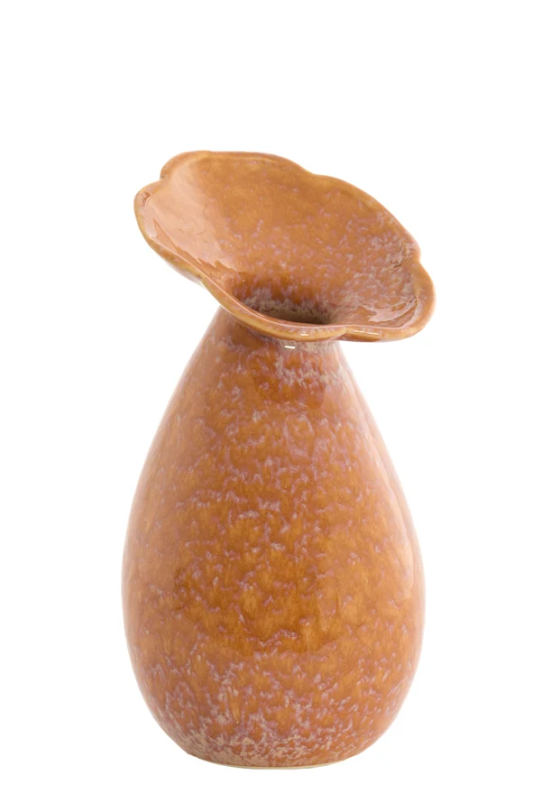Vase deco 15,5x29 cm CULLA ceramics terra