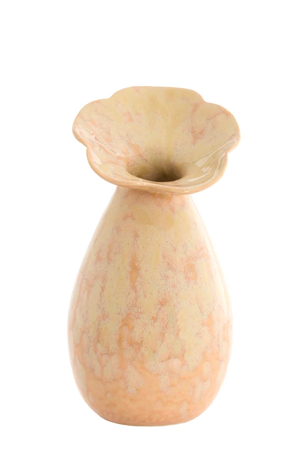 Vase deco 15,5x29 cm CULLA ceramics light peach