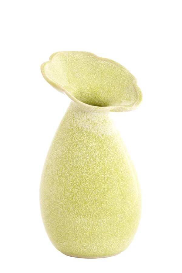 Vase deco 15,5x29 cm CULLA ceramics light green