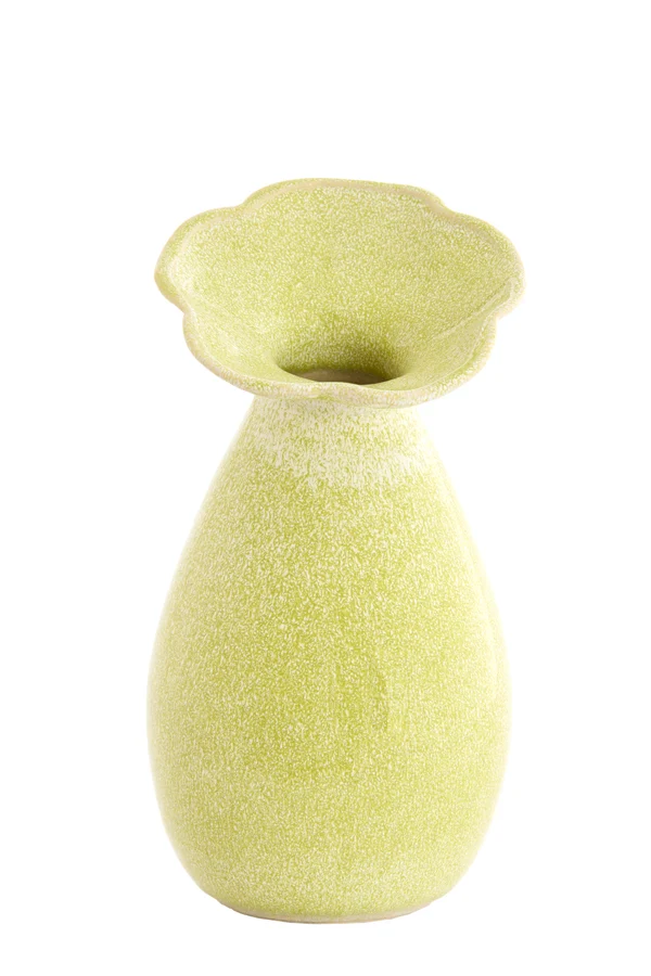 Vase deco 15,5x29 cm CULLA ceramics light green