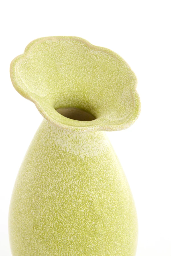 Vase deco 15,5x29 cm CULLA ceramics light green