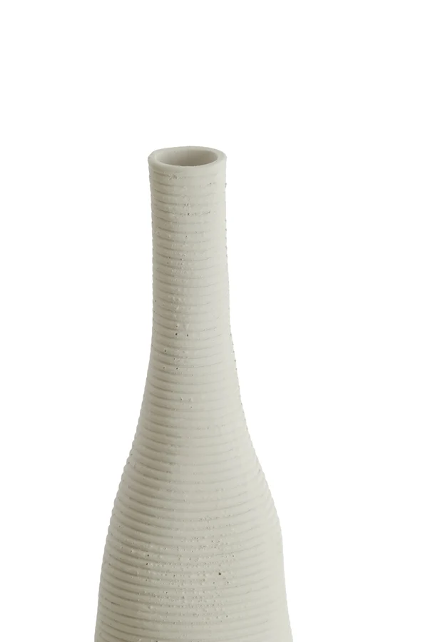 Vase deco 12x59,5 cm HAYE cream