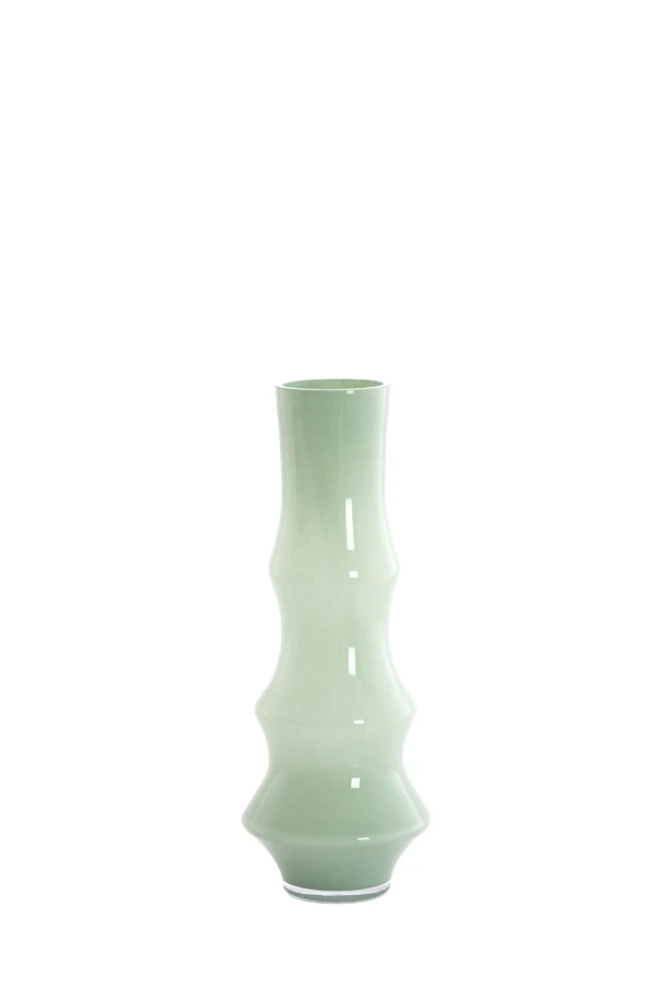 Vase 19x50 cm FIORENZA glass mint