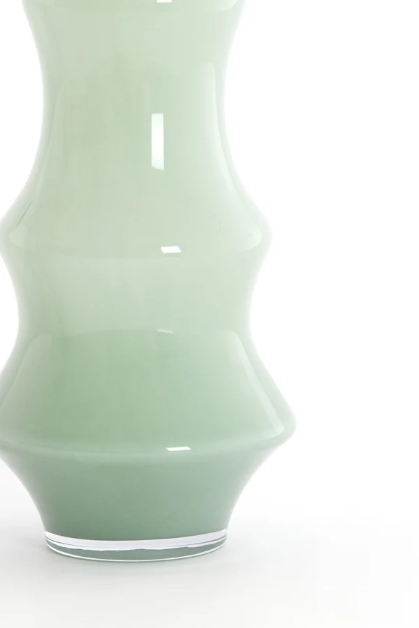 Vase 19x50 cm FIORENZA glass mint