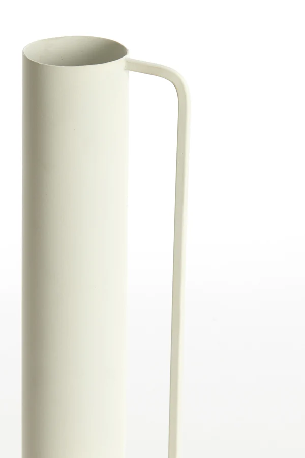 Vase deco 12x33 cm PANZANO matt cream