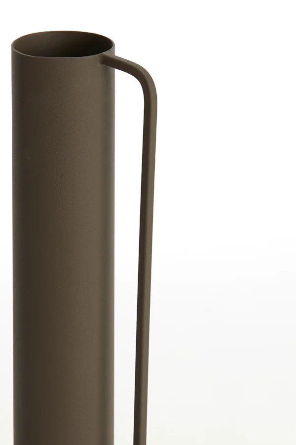 Vase deco 12x33 cm PANZANO matt brown