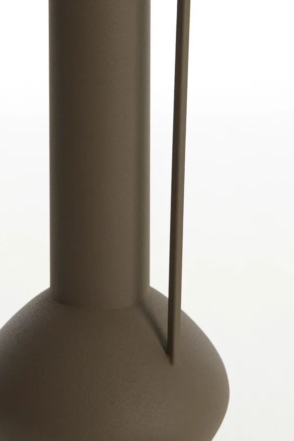 Vase deco 12x33 cm PANZANO matt brown