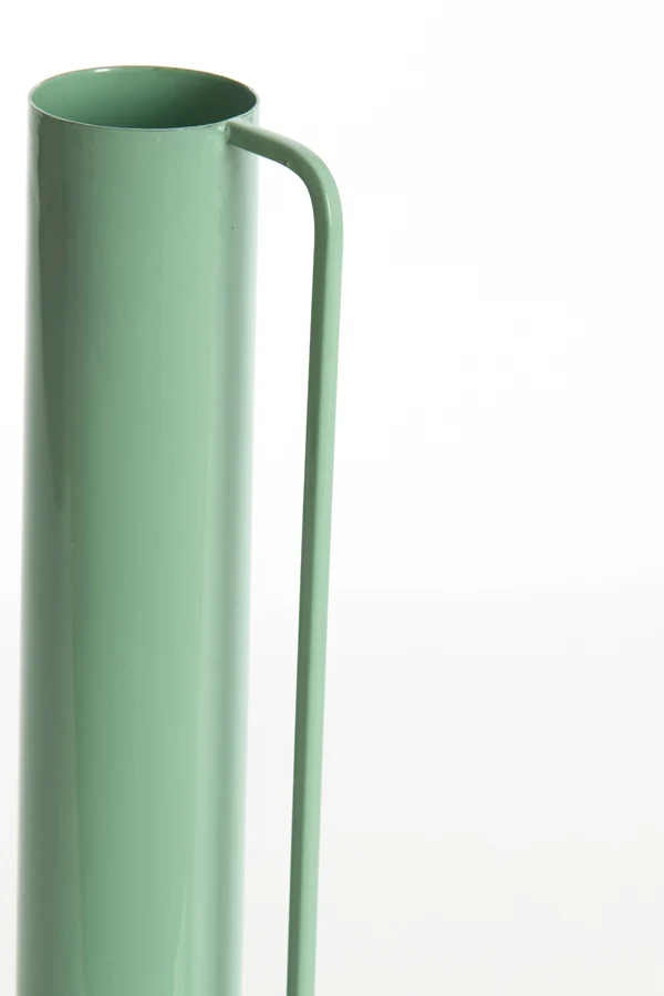 Vase deco 12x28 cm PANZANO shiny mint green
