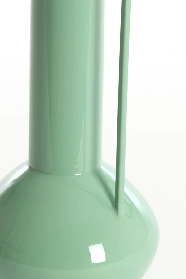 Vase deco 12x28 cm PANZANO shiny mint green