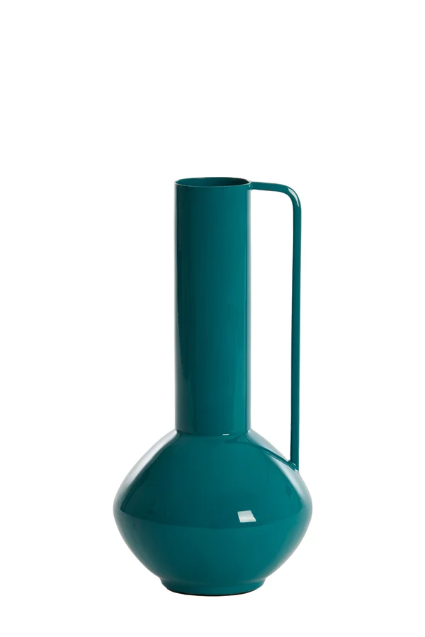Vase deco 12x28 cm PANZANO shiny emerald