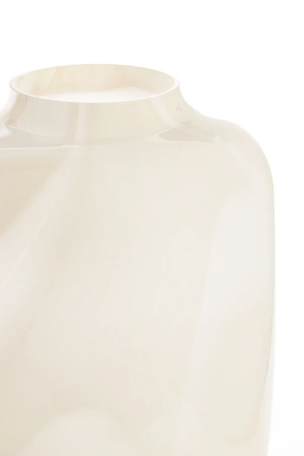 Vase 34x50 cm KOBALA glass sand-cream