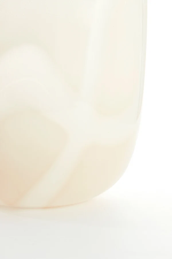 Vase 34x50 cm KOBALA glass sand-cream