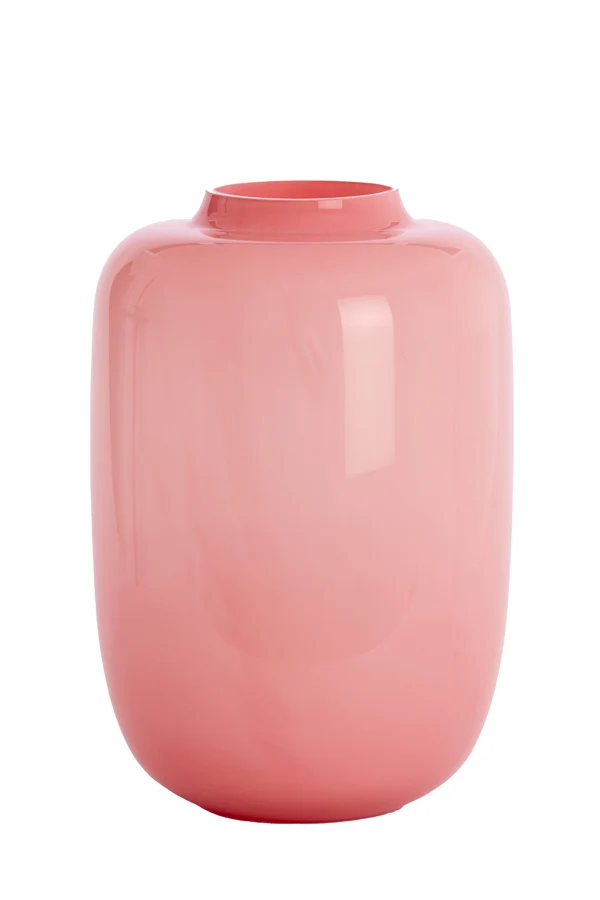 Vase 34x50 cm KOBALA glass pink