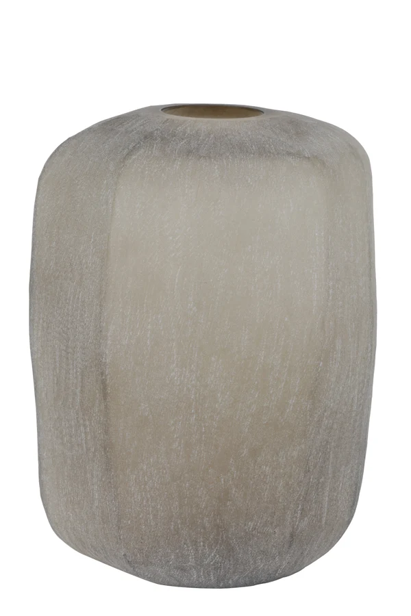 Vase 33x42 cm PACENGO glass light brown