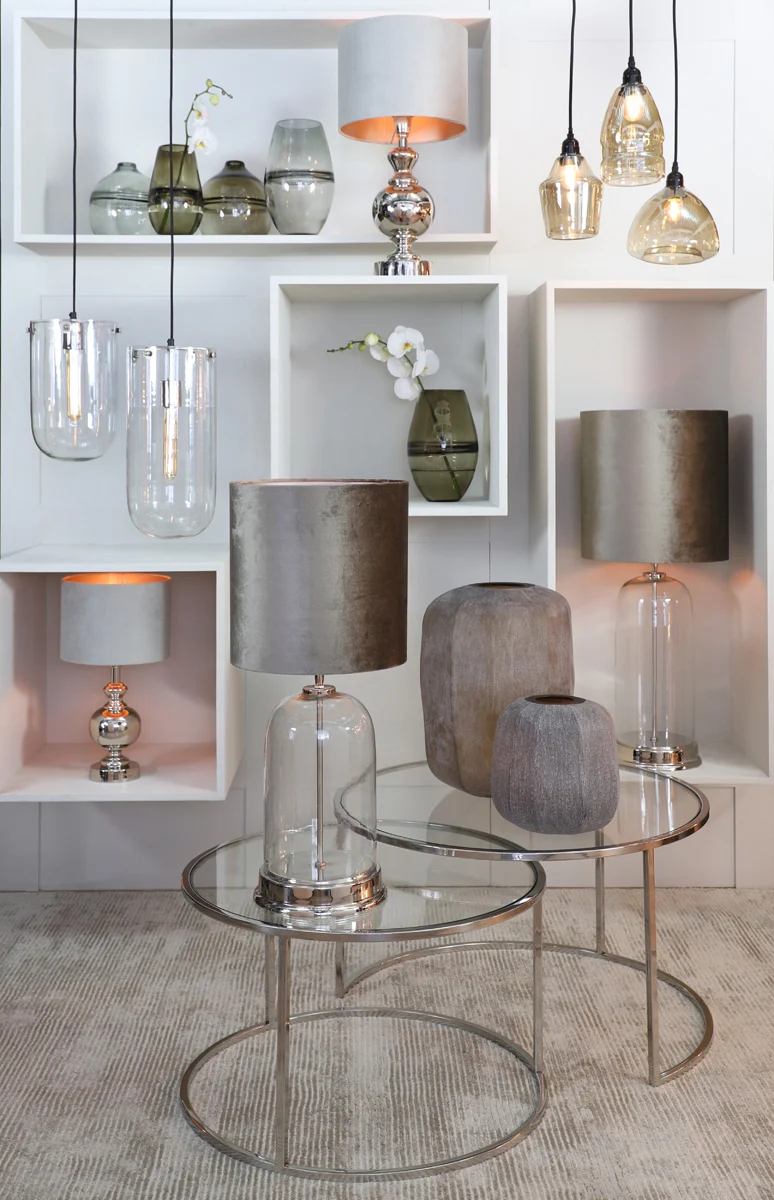 Vase 33x42 cm PACENGO glass light brown