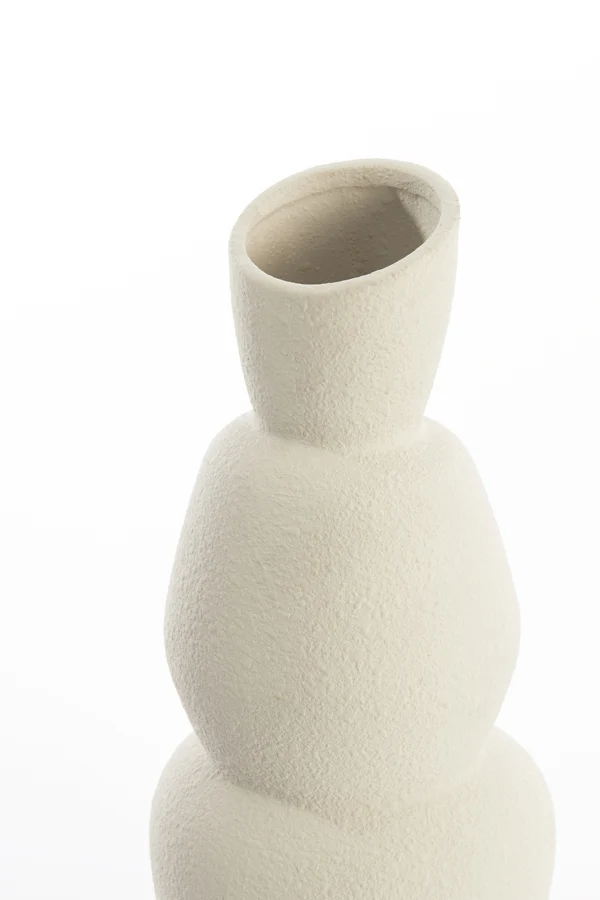 Vase 19x46,5 cm ARAM ceramics cream