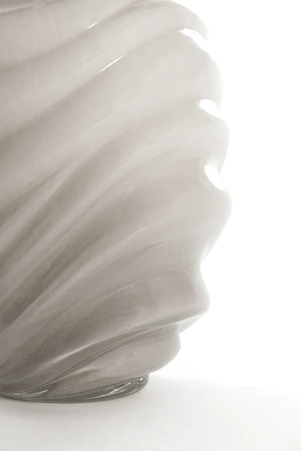 Vase 19x26 cm BIOTU glass light grey