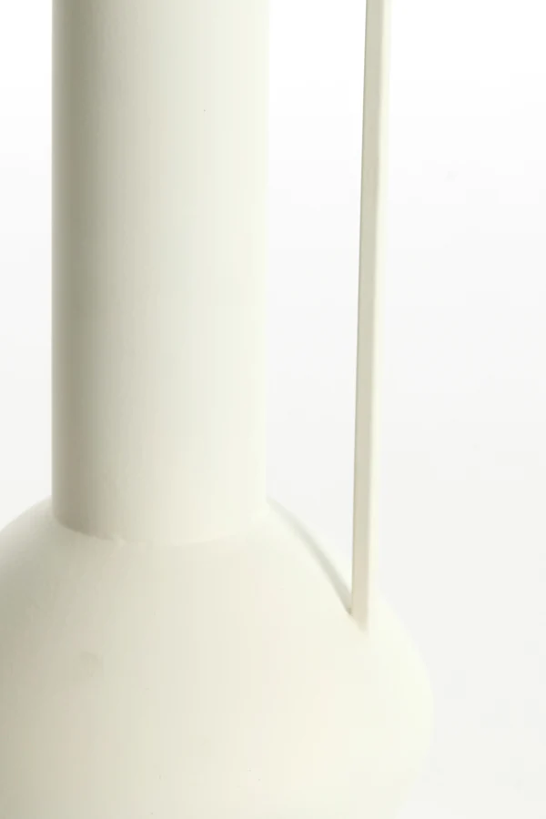 Vase deco 12x28 cm PANZANO matt cream