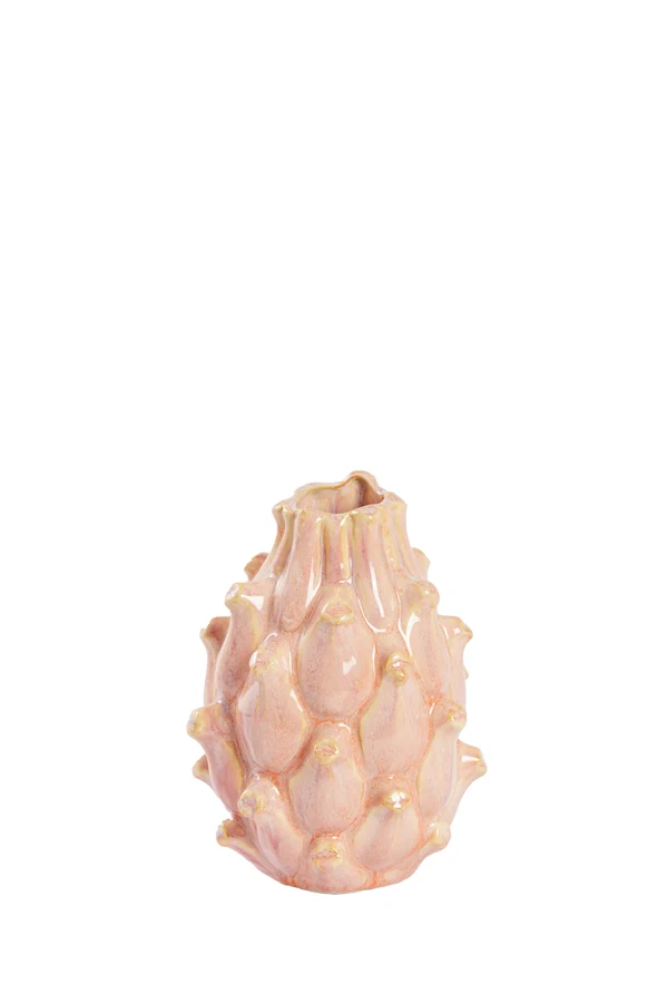 Vase deco 12x16,5 cm TAYA ceramics pink