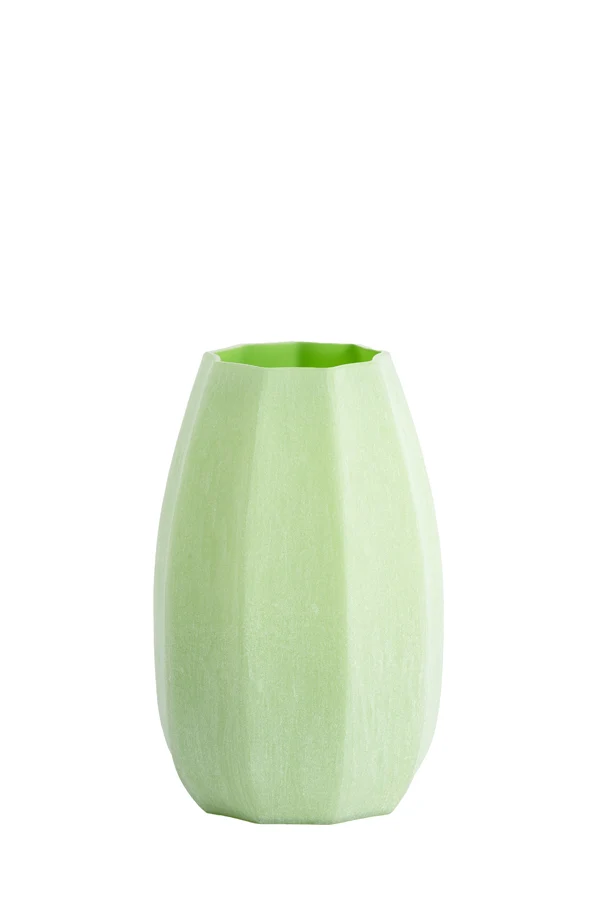 Vase 23x38 cm BRADLEY glass mint green