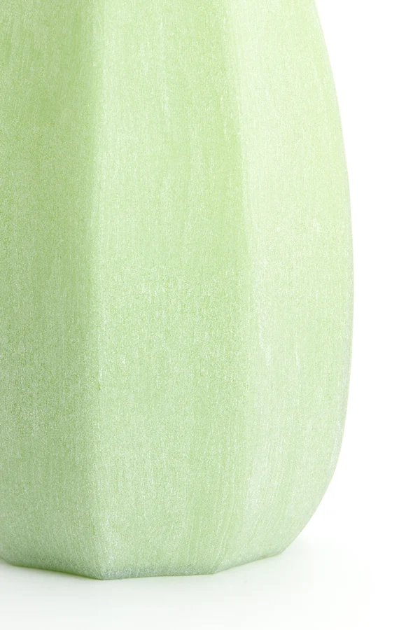 Vase 23x38 cm BRADLEY glass mint green