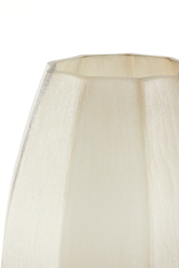 Vase 23x38 cm BRADLEY glass light brown