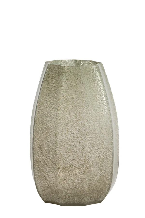 Vase 23x38 cm BRADLEY glass grey-green