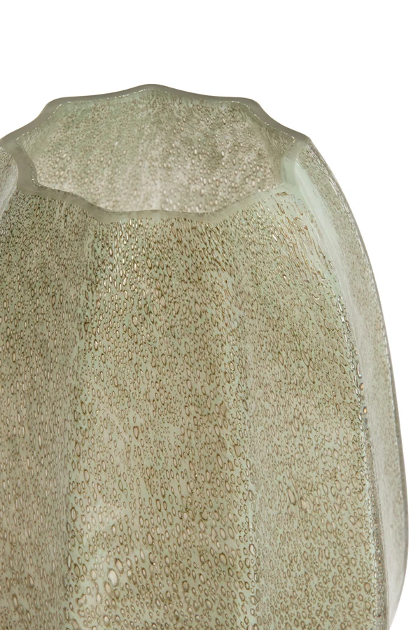 Vase 23x38 cm BRADLEY glass grey-green
