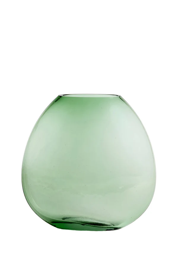 Vase 33x13x33,5 cm SANTINO glass clear green