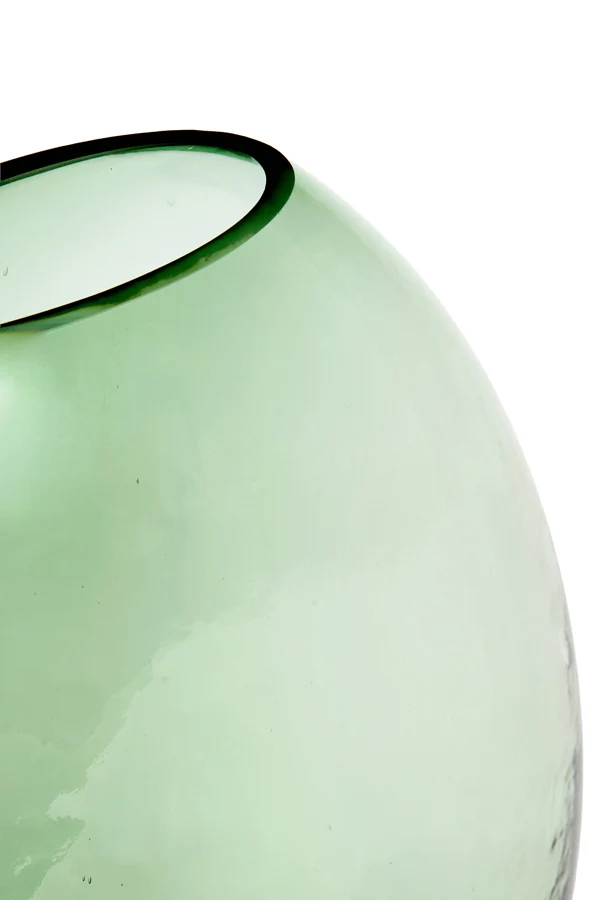 Vase 33x13x33,5 cm SANTINO glass clear green