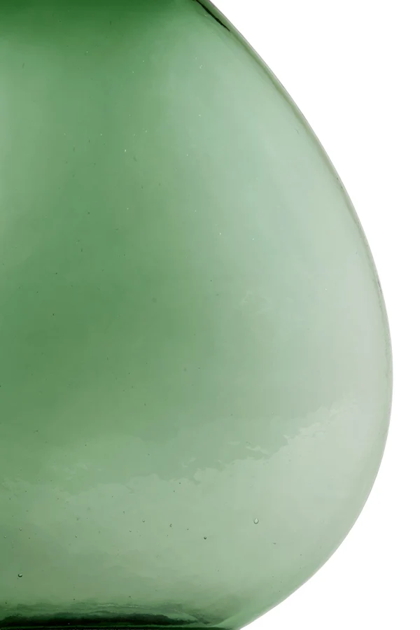 Vase 33x13x33,5 cm SANTINO glass clear green