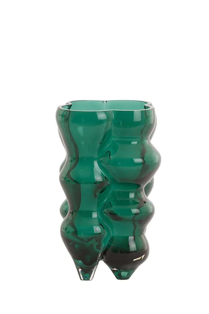 Vase 19,5x34 cm CEREA glass green