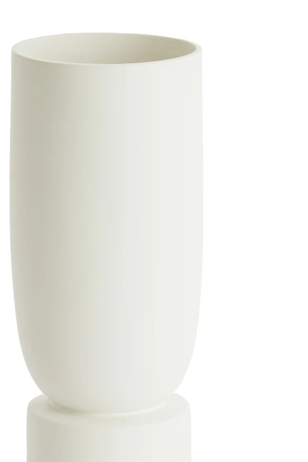Vase deco 12,5x35,5 cm ROSSIO matt white