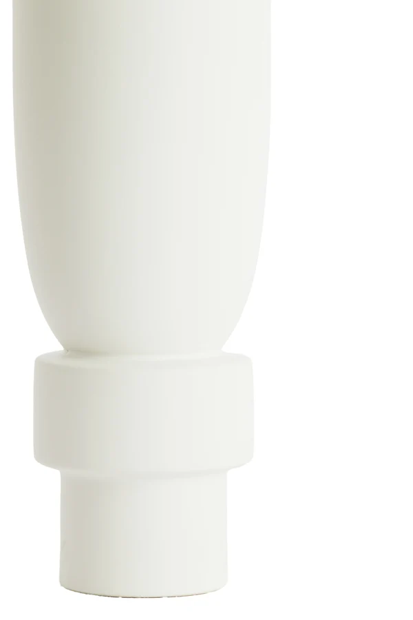 Vase deco 12,5x35,5 cm ROSSIO matt white