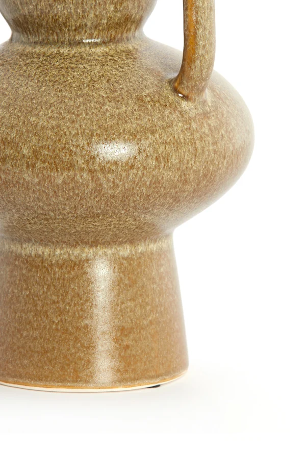 Vase deco 11x21 cm OTARU ceramics olive green