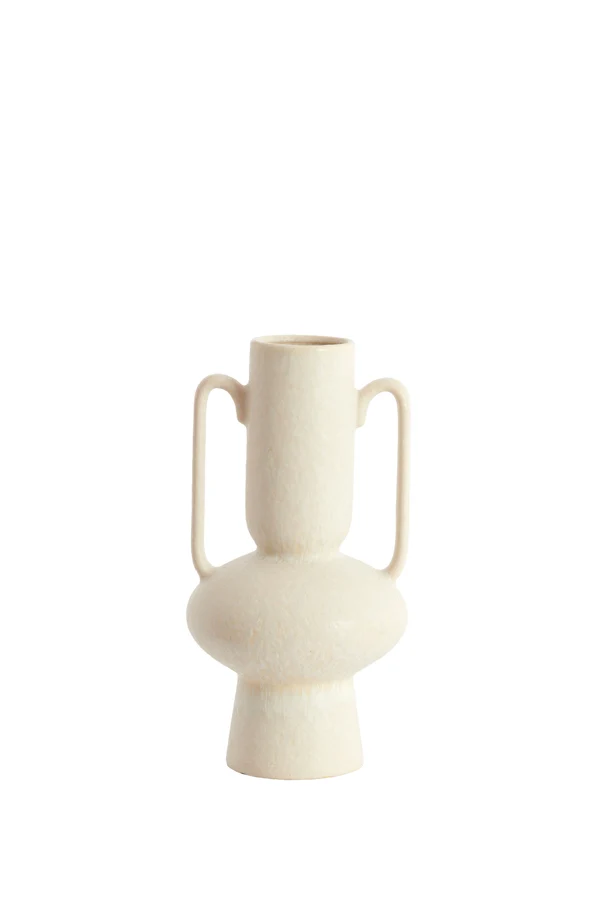 Vase deco 11x21 cm OTARU ceramics cream