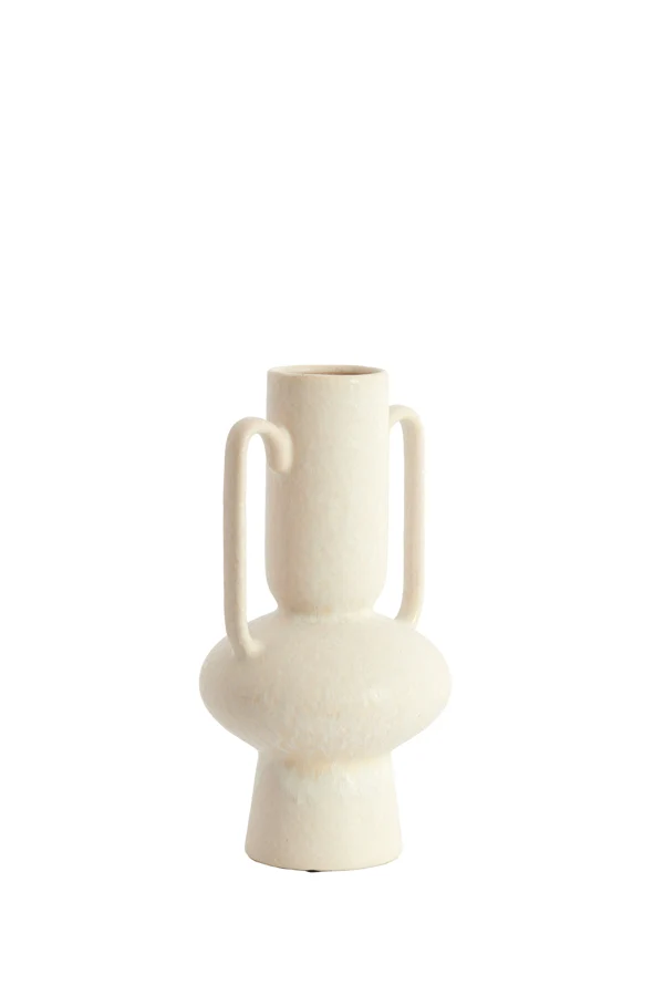 Vase deco 11x21 cm OTARU ceramics cream