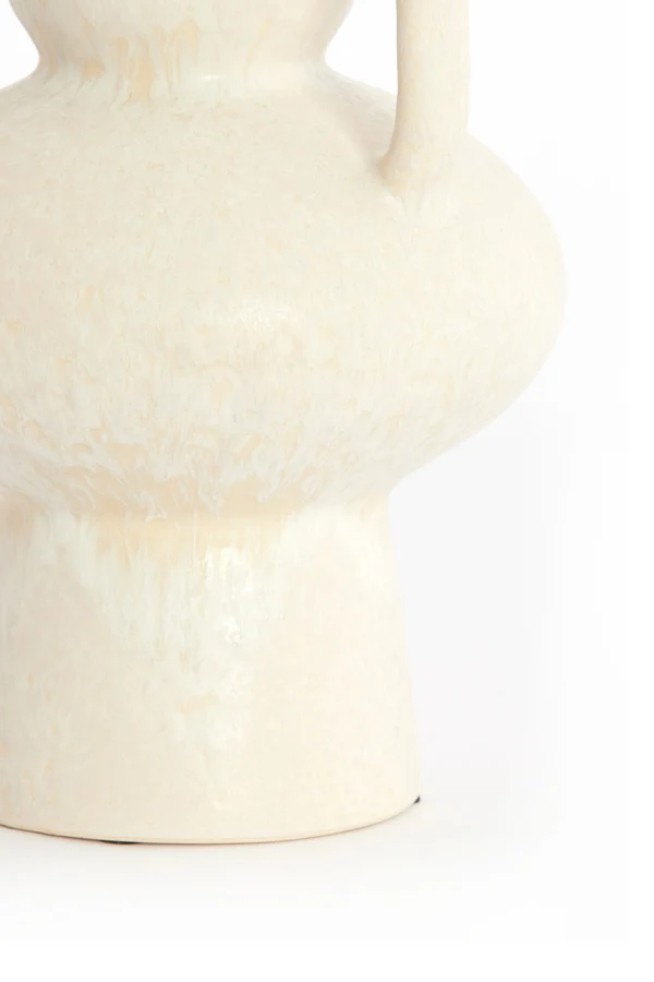 Vase deco 11x21 cm OTARU ceramics cream