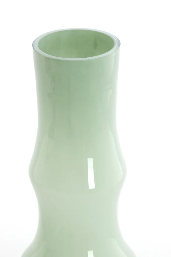 Vase 23,5x70 cm FIORENZA glass mint