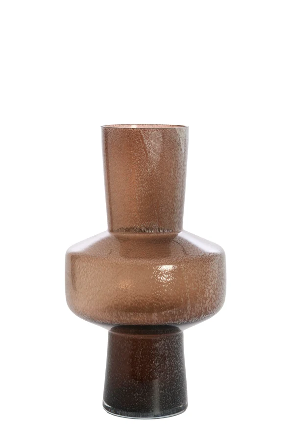 Vase 23,5x42 cm TRASMO glass brown