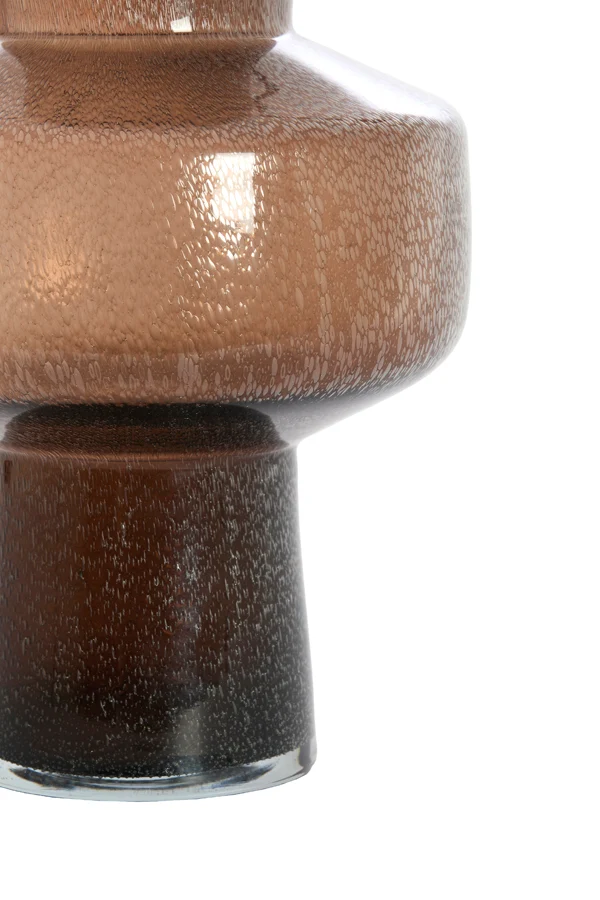 Vase 23,5x42 cm TRASMO glass brown