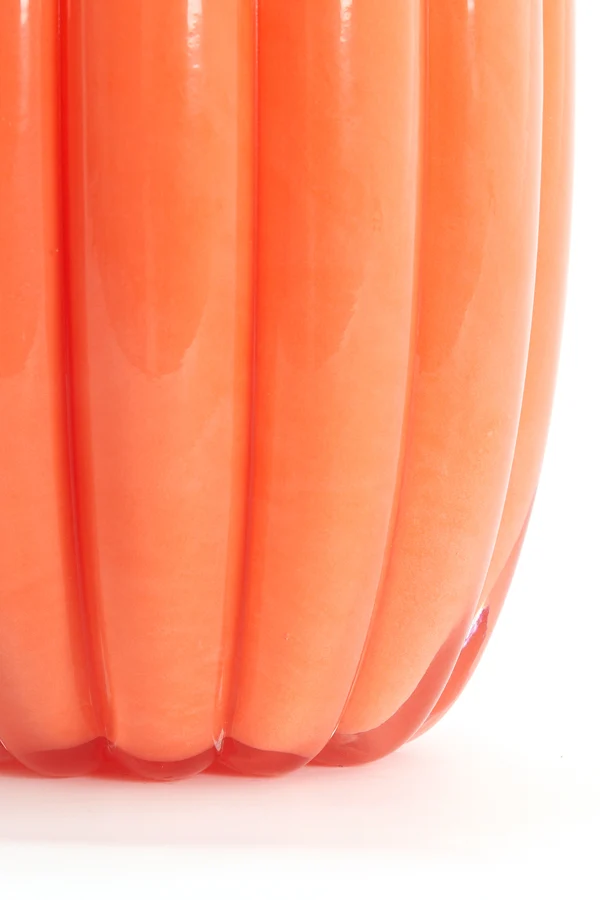 Vase 23,5x38 cm SEDONA glass orange