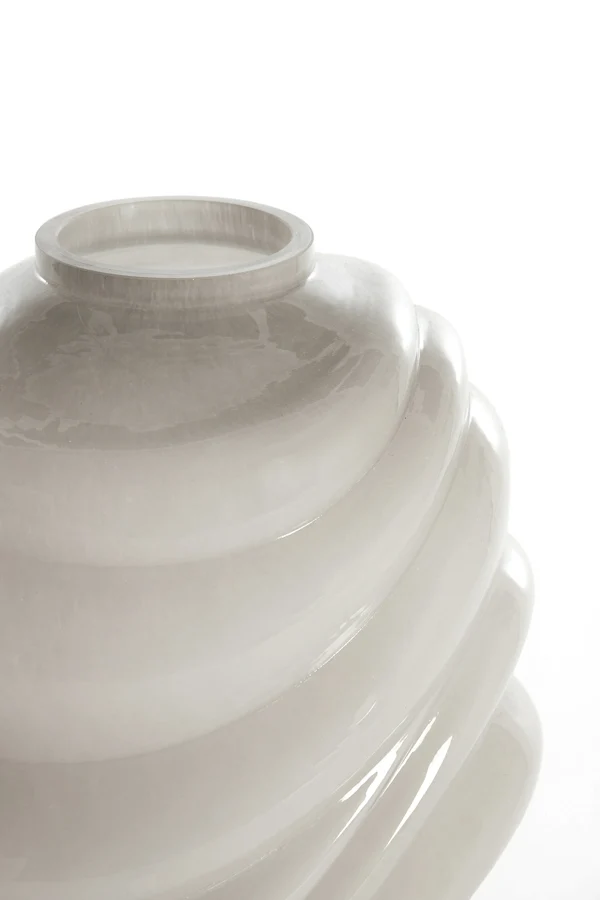 Vase 23,5x30,5 cm BIOTU glass light grey