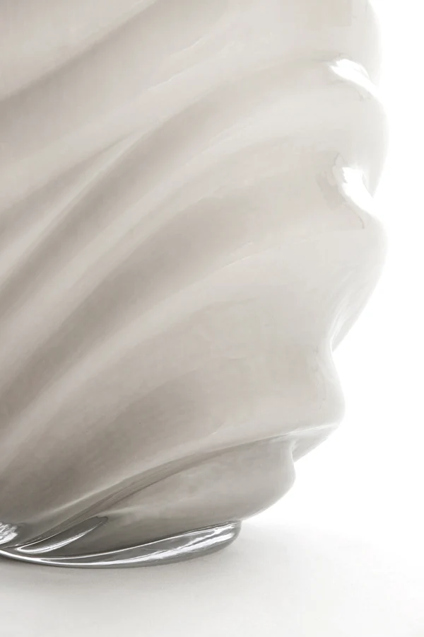 Vase 23,5x30,5 cm BIOTU glass light grey