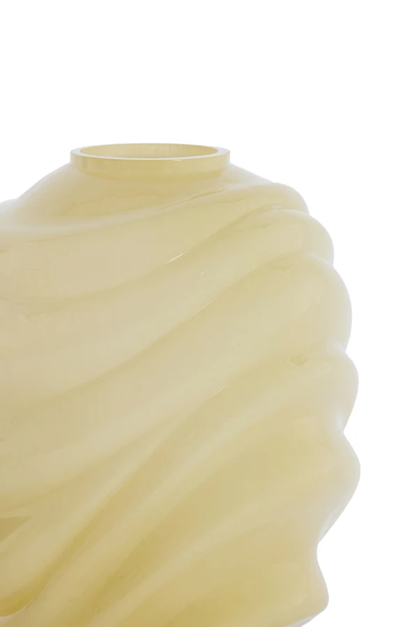 Vase 23,5x30,5 cm BIOTU glass cream