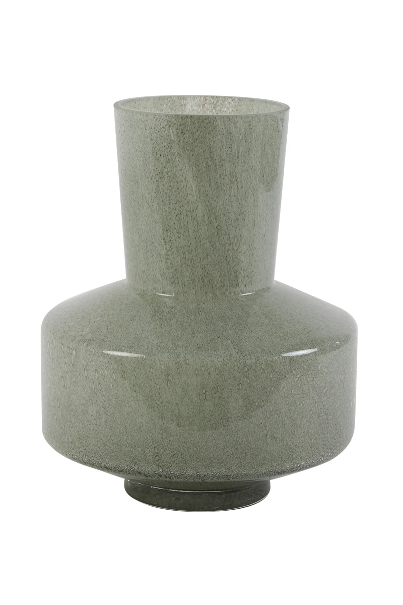 Vase 23,5x29,5 cm TRASMOS glass grey-green
