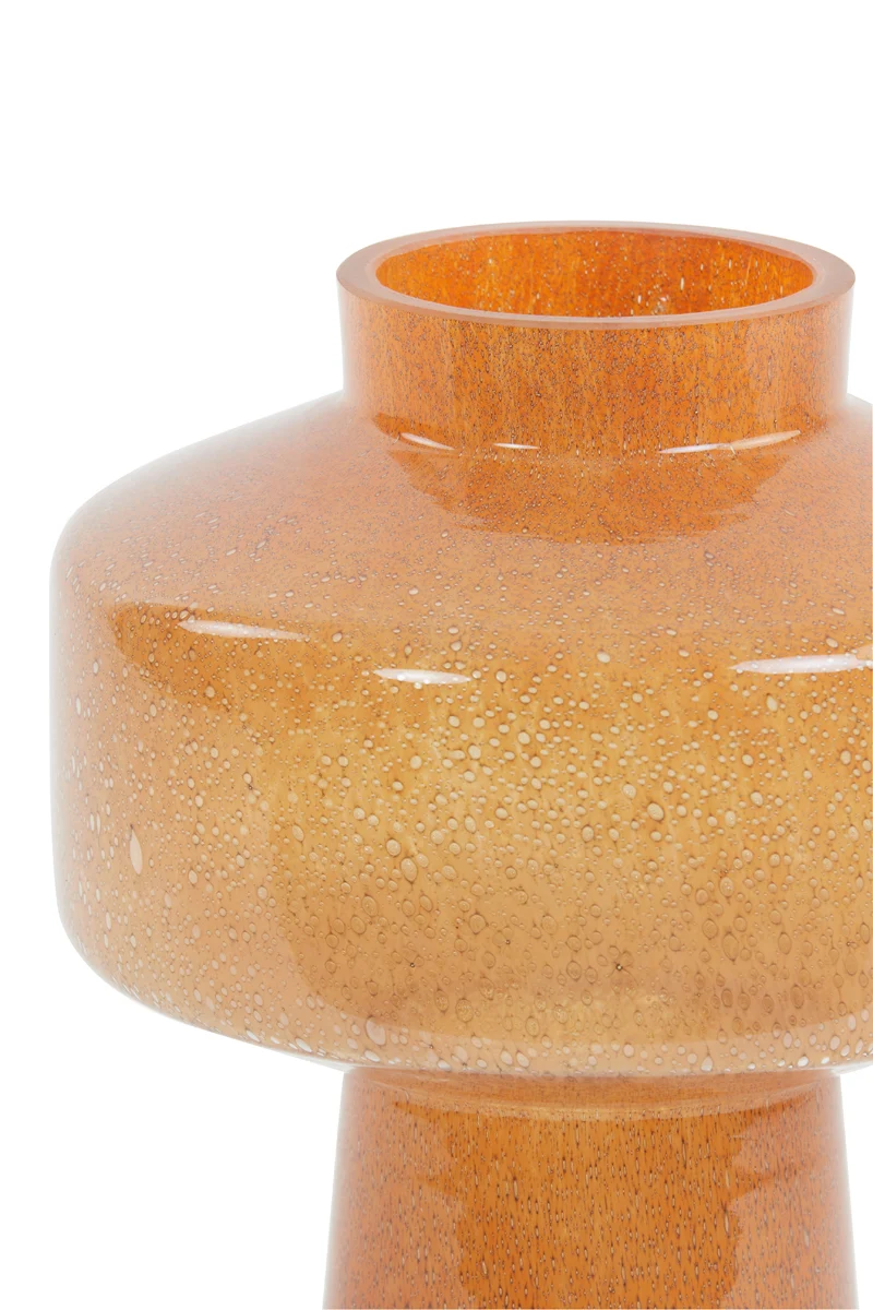 Vase 23,5x29,5 cm TRASMON glass peach